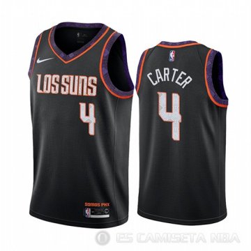 Camiseta Jevon Carter #4 Phoenix Suns Ciudad Negro