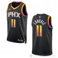 Camiseta Jock Landale #11 Phoenix Suns Statement 2022-23 Negro