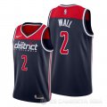 Camiseta John Wall #2 Washington Wizards Statement Edition Azul