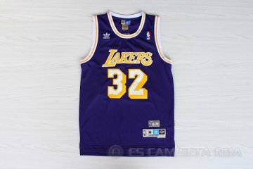 Camiseta Johnson #32 Los Angeles Lakers Violeta