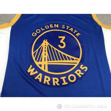 Camiseta Jordan Poole #3 Golden State Warriors Icon Azul