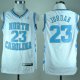 Camiseta Jordan #23 North Carolina Tar Heels NCAA Blanco
