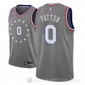 Camiseta Justin Patton #0 Philadelphia 76ers Ciudad 2018-19 Gris