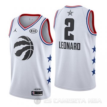 Camiseta Kawhi Leonard #2 All Star 2019 Toronto Raptors Blanco