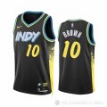 Camiseta Kendall Brown #10 Indiana Pacers Ciudad 2023-24 Negro