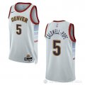 Camiseta Kentavious Caldwell-Pope #5 Denver Nuggets Ciudad 2022-23 Blanco