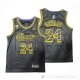 Camiseta Kobe Bryant NO 24 Los Angeles Lakers Crenshaw Black Mamba Negro