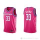 Camiseta Kyle Kuzma #33 Washington Wizards Ciudad 2022-23 Rosa