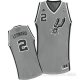 Camiseta Leonard #2 San Antonio Spurs Gris