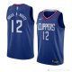 Camiseta Luc Mbah A Moute #12 Los Angeles Clippers Icon 2018 Azul