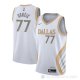 Camiseta Luka Doncic NO 77 Dallas Mavericks Ciudad 2020-21 Blanco