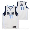 Camiseta Luka Doncic #77 Dallas Mavericks Nino Association Blanco