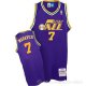 Camiseta Maravich #7 Utah Jazz Retro Purpura