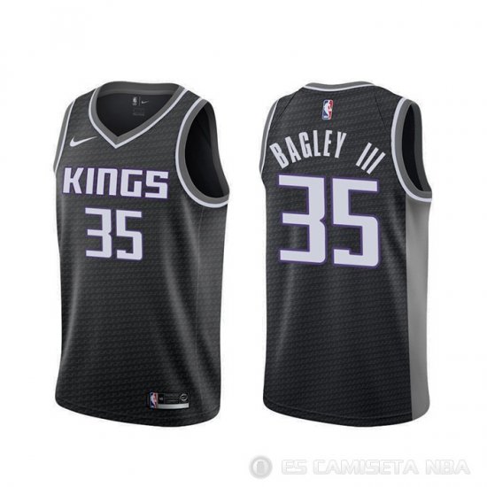 Camiseta Marvin Bagley III #35 Sacramento Kings Statement Negro - Haga un click en la imagen para cerrar