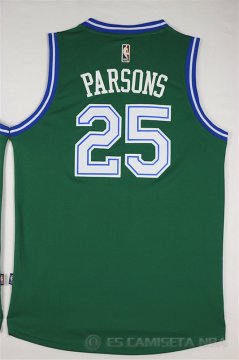 Camiseta Parsons #25 Dallas Mavericks Verde