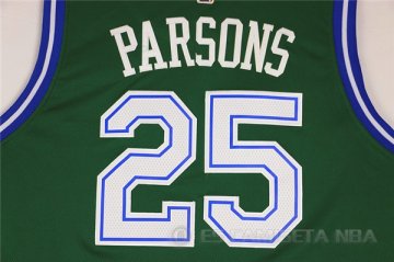 Camiseta Parsons #25 Dallas Mavericks Verde
