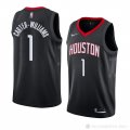 Camiseta Michael Carter-Williams #1 Houston Rockets Statement 2017-18 Negro