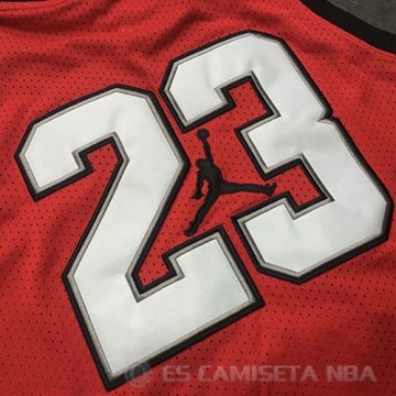 Camiseta Michael Jordan #23 Rojo Blanco