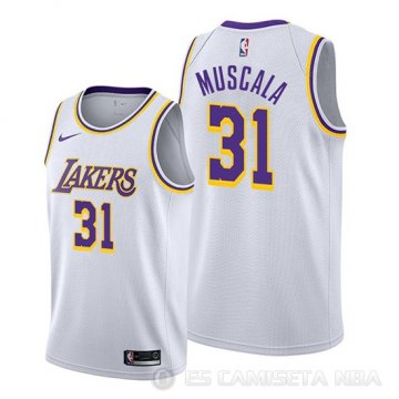 Camiseta Mike Muscala #31 Los Angeles Lakers Association Blanco