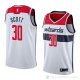 Camiseta Mike Scott #30 Washington Wizards Association 2018 Blanco