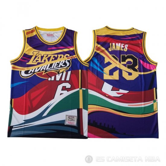 Camiseta Mitchell & Ness Big Face Lebron James - Haga un click en la imagen para cerrar