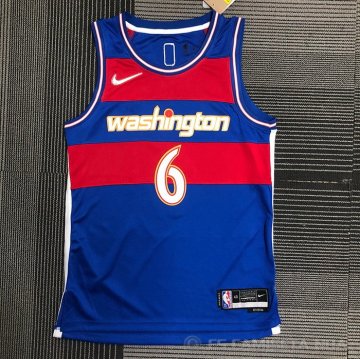 Camiseta Montrezl Harrell NO 6 Washington Wizards Ciudad 2021-22 Azul