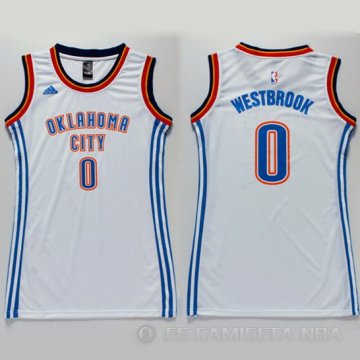 Camiseta Durant #35 Oklahoma City Thunder Blanco