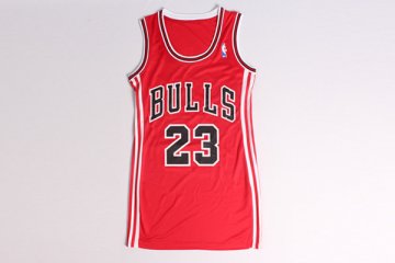 Camiseta Jordan #23 Chicago Bulls Mujer Rojo