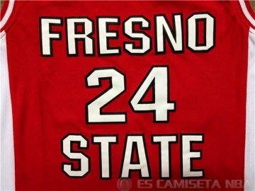 Camiseta Georgetown George #24 NCAA Rojo