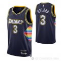 Camiseta Nah'Shon Hyland NO 3 Denver Nuggets Ciudad 2021-22 Azul