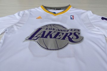 Camiseta Nash #10 Lakers 2013 Navidad Blanco
