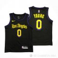 Camiseta Nick Young NO 0 Los Angeles Lakers Ciudad 2019-20 Negro