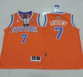 Camiseta Anthony #7 New York Knicks Nino Naranja