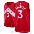Camiseta Og Anunoby #3 Toronto Raptors Earned 2018-19 Rojo