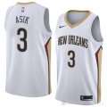 Camiseta Omer Asik #3 New Orleans Pelicans Association 2018 Blanco