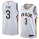 Camiseta Omer Asik #3 New Orleans Pelicans Association 2018 Blanco