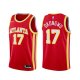 Camiseta Onyeka Okongwu NO 17 Atlanta Hawks Icon 2020-21 Rojo