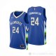 Camiseta Pat Connaughton #24 Milwaukee Bucks Ciudad 2022-23 Azul