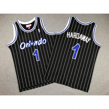 Camiseta Penny Hardaway #1 Orlando Magic Nino Mitchell & Ness 1994-95 Negro
