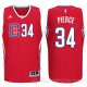 Camiseta Pierce #34 Los Angeles Clippers Rojo