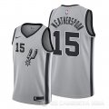 Camiseta Quinndary Weatherspoon #15 San Antonio Spurs Statement 2019-20 Gris