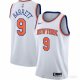 Camiseta RJ Barrett NO 9 New York Knicks Association Blanco