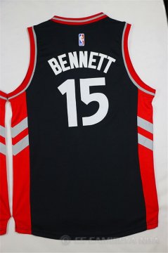 Camiseta Bennett #15 Toronto Raptors Negro