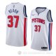 Camiseta Reggie Hearn #37 Detroit Pistons Association 2018 Blanco