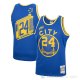 Camiseta Rick Barry NO 24 Golden State Warriors Mitchell & Ness 1966-67 Azul