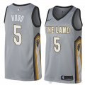 Camiseta Rodney Hood #5 Cleveland Cavaliers Ciudad 2018 Gris