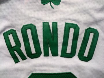 Camiseta Rondo #9 Boston Celtics Blanco