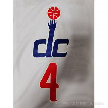 Camiseta Russell Westbrook NO 4 Washington Wizards Ciudad 2020-21 Blanco