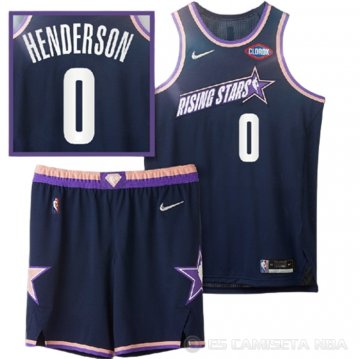 Camiseta Scoot Henderson #0 2022 Rising Star Payton Azul