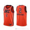 Camiseta Shai Gilgeous-Alexander #2 Oklahoma City Thunder Earned Naranja